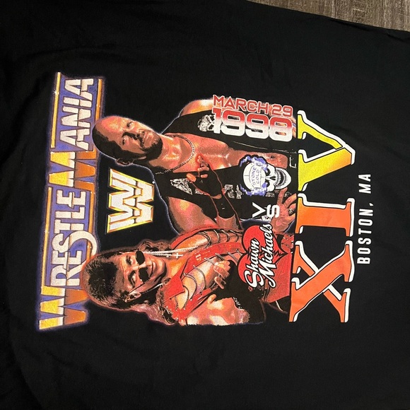 wrestlemania 1998 tshirt for men - Picture 2 of 2